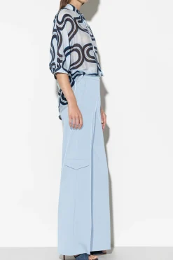 Online LUISA CERANO Wideleg-Pants Aus Punto-Milano