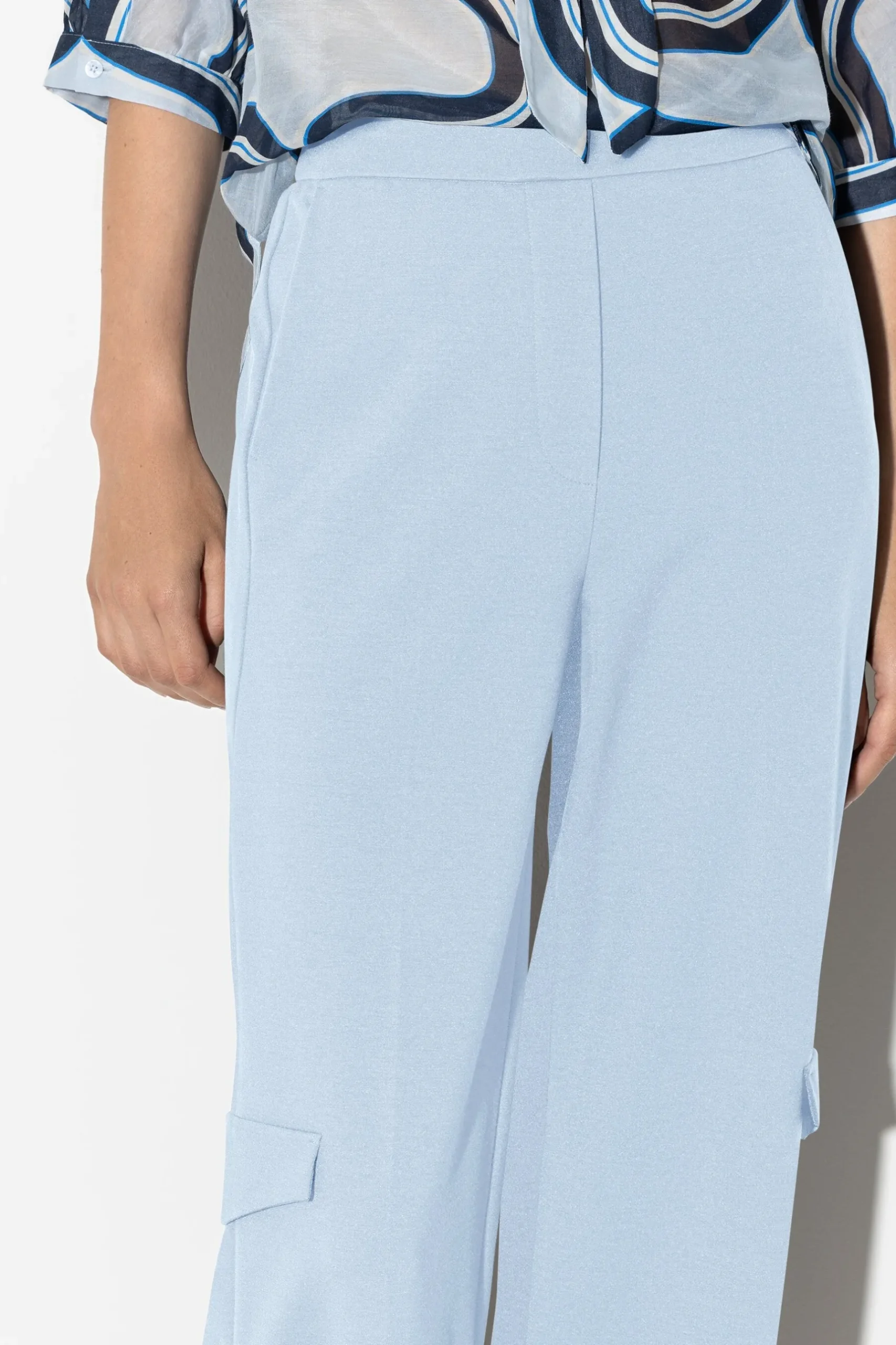 Online LUISA CERANO Wideleg-Pants Aus Punto-Milano