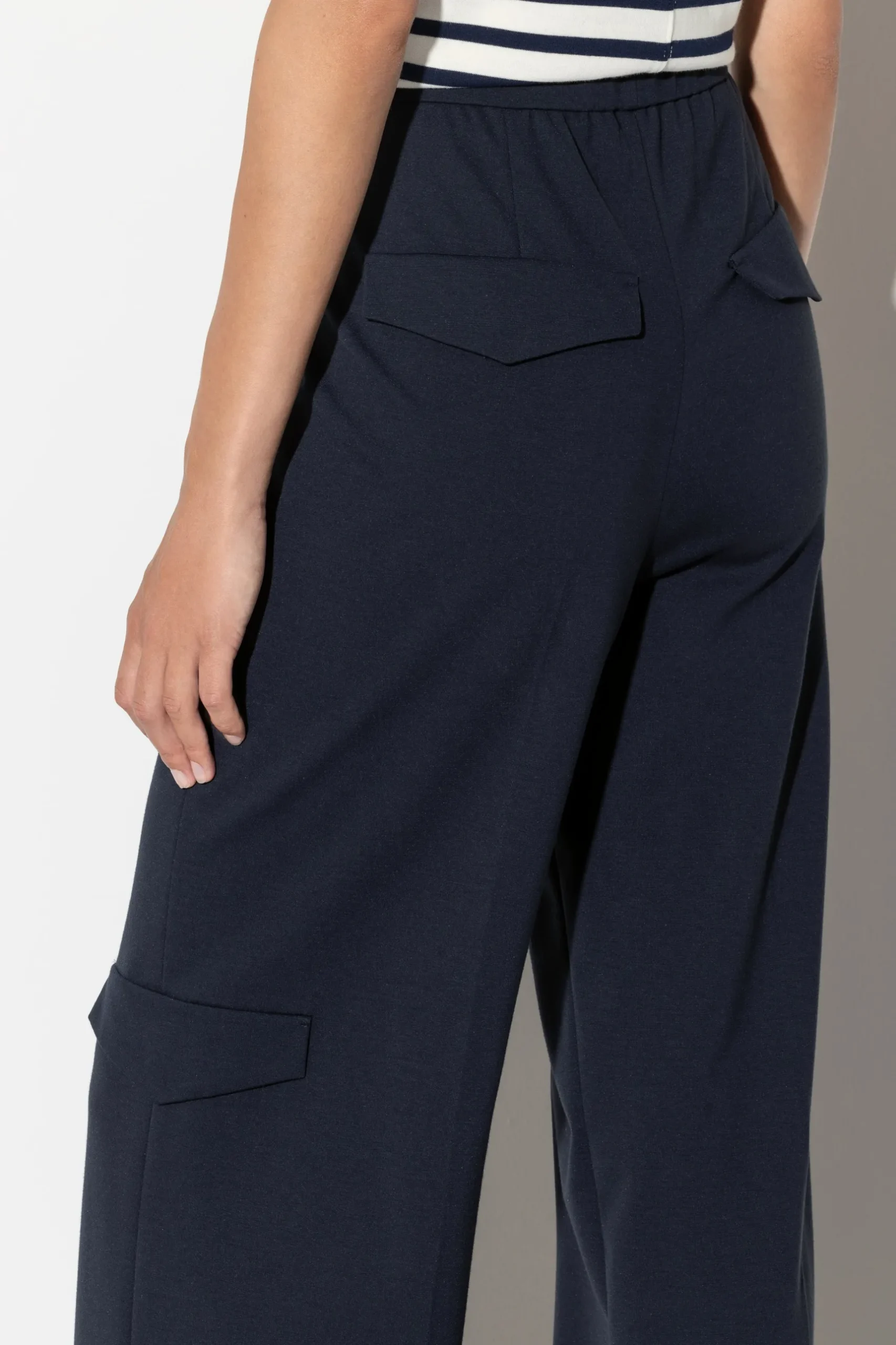 Online LUISA CERANO Wideleg-Pants Aus Punto-Milano