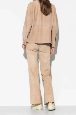 Best LUISA CERANO Wideleg-Pants Aus Veloursleder