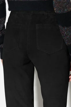 Best LUISA CERANO Wideleg-Pants Aus Veloursleder