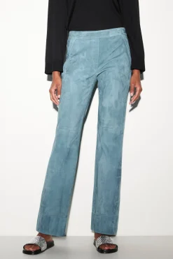 Best LUISA CERANO Wideleg-Pants Aus Veloursleder