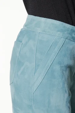 Best LUISA CERANO Wideleg-Pants Aus Veloursleder
