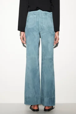 Best LUISA CERANO Wideleg-Pants Aus Veloursleder