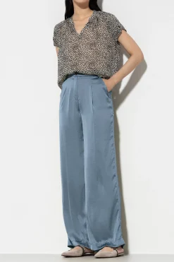 Hot LUISA CERANO Wideleg-Pants Mit Bundfalten