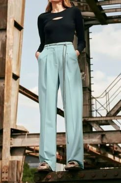 Clearance LUISA CERANO Wideleg-Pants Mit Bundfalten