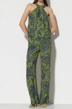 New LUISA CERANO Wideleg-Pants Mit Flower-Print multi