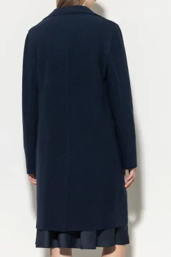 LUISA CERANO Woll-Blazermantel midnight blue