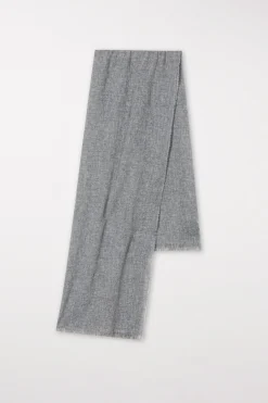 Clearance LUISA CERANO Wollschal Mit Fransen heather grey